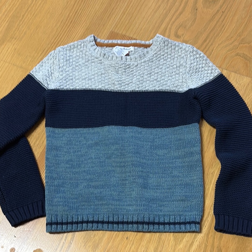 Tommy Bahama Kids Colorblock Sweater - Gray, Navy, Blue